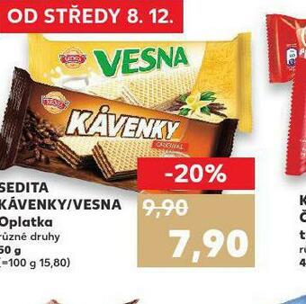 Kaufland Sedita kávenky / vesna nabídka