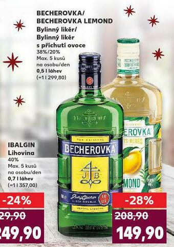 Kaufland Becherovka / becherovka lemond nabídka