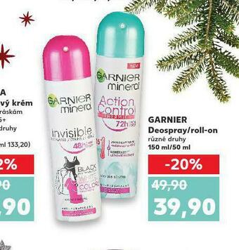 Kaufland Garnier deospray / roll-on nabídka
