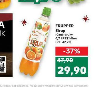 Frupper sirup