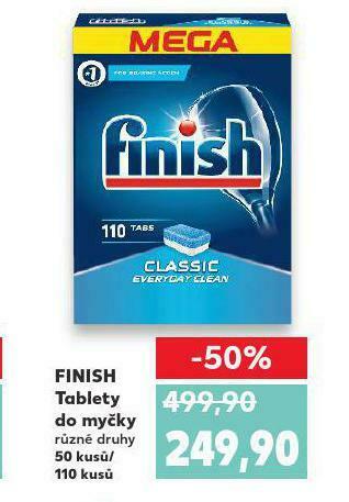 Kaufland Finish tablety do myčky nabídka