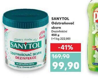 Kaufland Sanytol odstraňvač skvrn nabídka