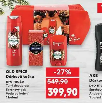 Kaufland Old spice dárková taška pro muže nabídka