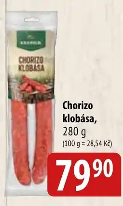 Bala Chorizo klobása nabídka