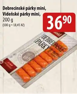 Bala Debrecínské párky mini, Vídeňské párky mini nabídka