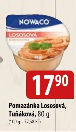 Bala NOWACO Pomazánka Lososová, Tuňáková nabídka