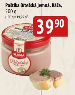 Bala Paštika Bítešská jemná, Káča nabídka