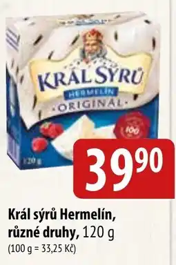 Bala Král sýrů Hermelín nabídka
