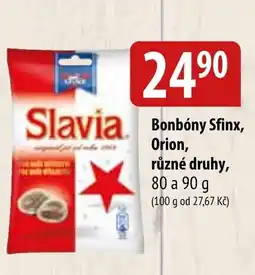 Bala Slavia Bonbóny Sfinx, Orion nabídka