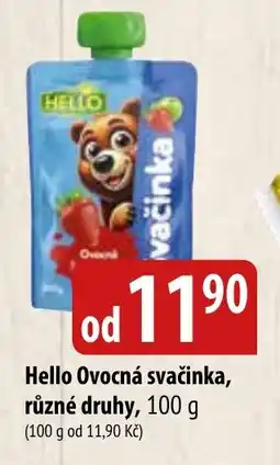 Bala HELLO Ovocná svačinka nabídka