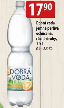 Bala DOBRÁ VODA jemně perlivá ochucená nabídka