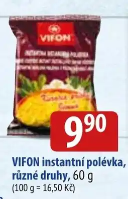 Bala VIFON instantní polévka nabídka