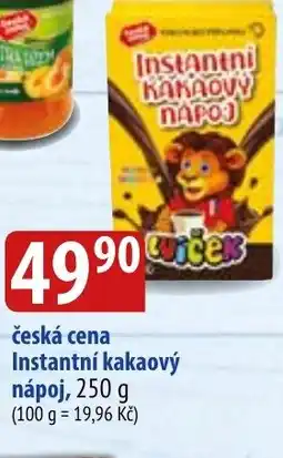 Bala Česká cena Instantní kakaový nápoj nabídka