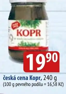 Bala Česká cena Kopr nabídka