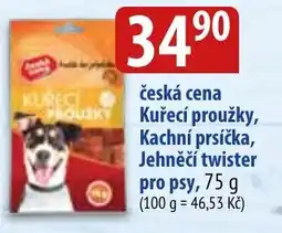 Bala Česká cena Kuřecí proužky, Kachní prsíčka, Jehněčí twister pro psy nabídka