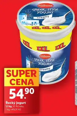 Lidl Řecký jogurt nabídka