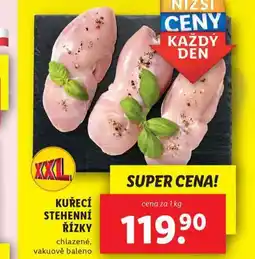 Lidl Kuřecí stehennéí řízky nabídka