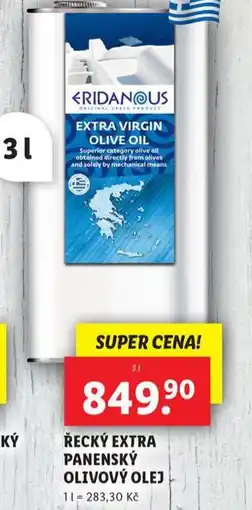 Lidl Řeský extra panenský olivový olej nabídka