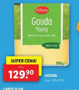 Lidl Gouda nabídka