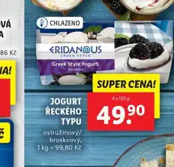 Lidl Jogurt řeckého typu nabídka