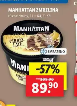 Lidl Mahattan zmrzlina nabídka