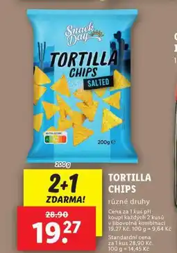 Lidl Tortilla chips nabídka