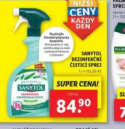 Lidl Sanytol dezinfekční čistící sprej nabídka
