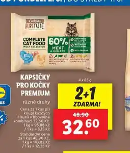 Lidl C oshida kapsičky pro kočky nabídka