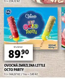 Lidl Ovocná zmrzlina lůittle octo party nabídka