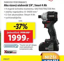 Lidl Aku rázový utahovák 1,4 smart 4 ah nabídka