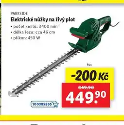Lidl Elektrické nůžky na živý plot nabídka