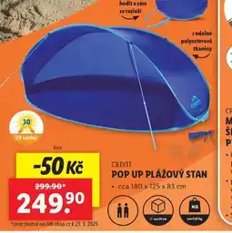 Lidl Pop up plážový stan nabídka