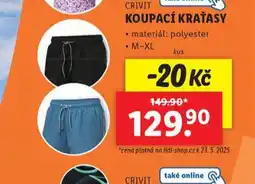 Lidl Koupací šortky nabídka