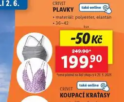 Lidl Plavky nabídka