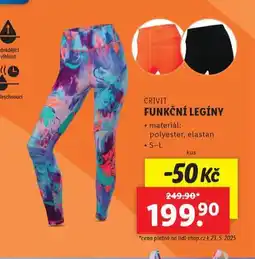 Lidl Funkční legíny nabídka