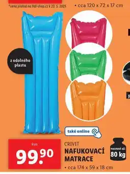 Lidl Nafukovací matrace nabídka