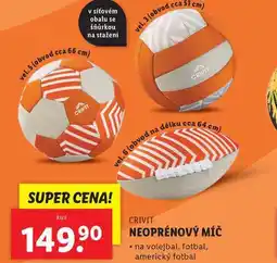 Lidl Neoprenový míč nabídka