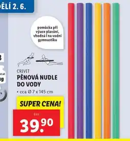 Lidl Pěnová nudle do vody nabídka