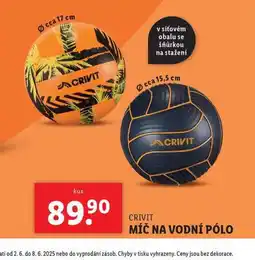 Lidl Míč na vodní pólo nabídka