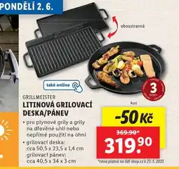 Lidl Litinová grilovací deska / pánev nabídka
