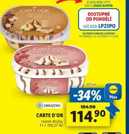 Lidl Zmrzlina carte d´or nabídka