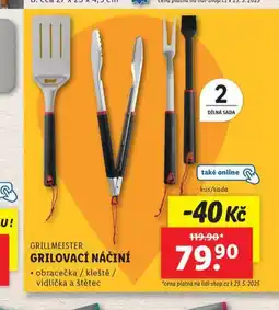 Lidl Grilovací náčiní nabídka