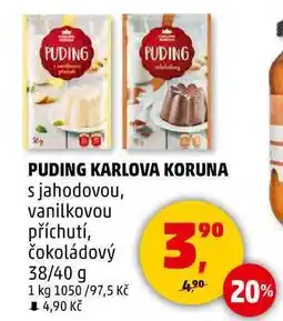 Penny Market PUDING KARLOVA KORUNA čokoládový, 38/40 g nabídka