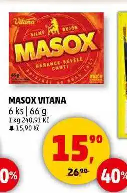 Penny Market MASOX VITANA 6 ks, 66 g nabídka