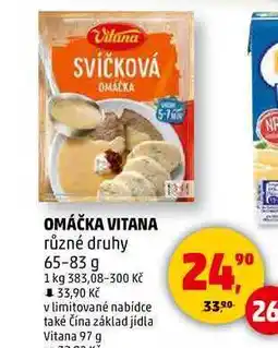 Penny Market OMÁČKA VITANA různé druhy, 65-83 g nabídka