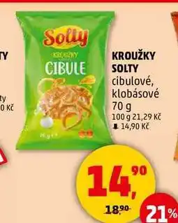 Penny Market KROUŽKY CIBULE cibulové, klobásové 70 g nabídka