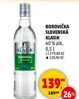 Penny Market BOROVIČKA SLOVENSKÁ KLASIK 40% alk., 0,5 l nabídka