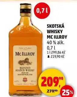Penny Market SKOTSKÁ WHISKY MC ILLROY 40% alk., 0,7 l nabídka