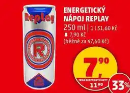 Penny Market ENERGETICKÝ NÁPOJ REPLAY, 250 ml nabídka