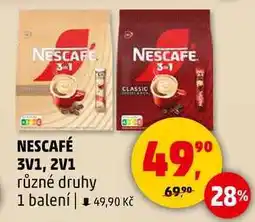 Penny Market NESCAFÉ 3V1, 2V1 různé druhy, 1 balení nabídka